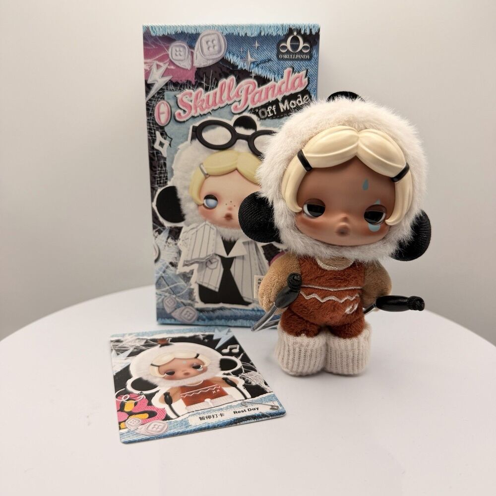 POPMART SKULLPANDA Off Mode Series Plush Doll Confirmed-REST DAY
